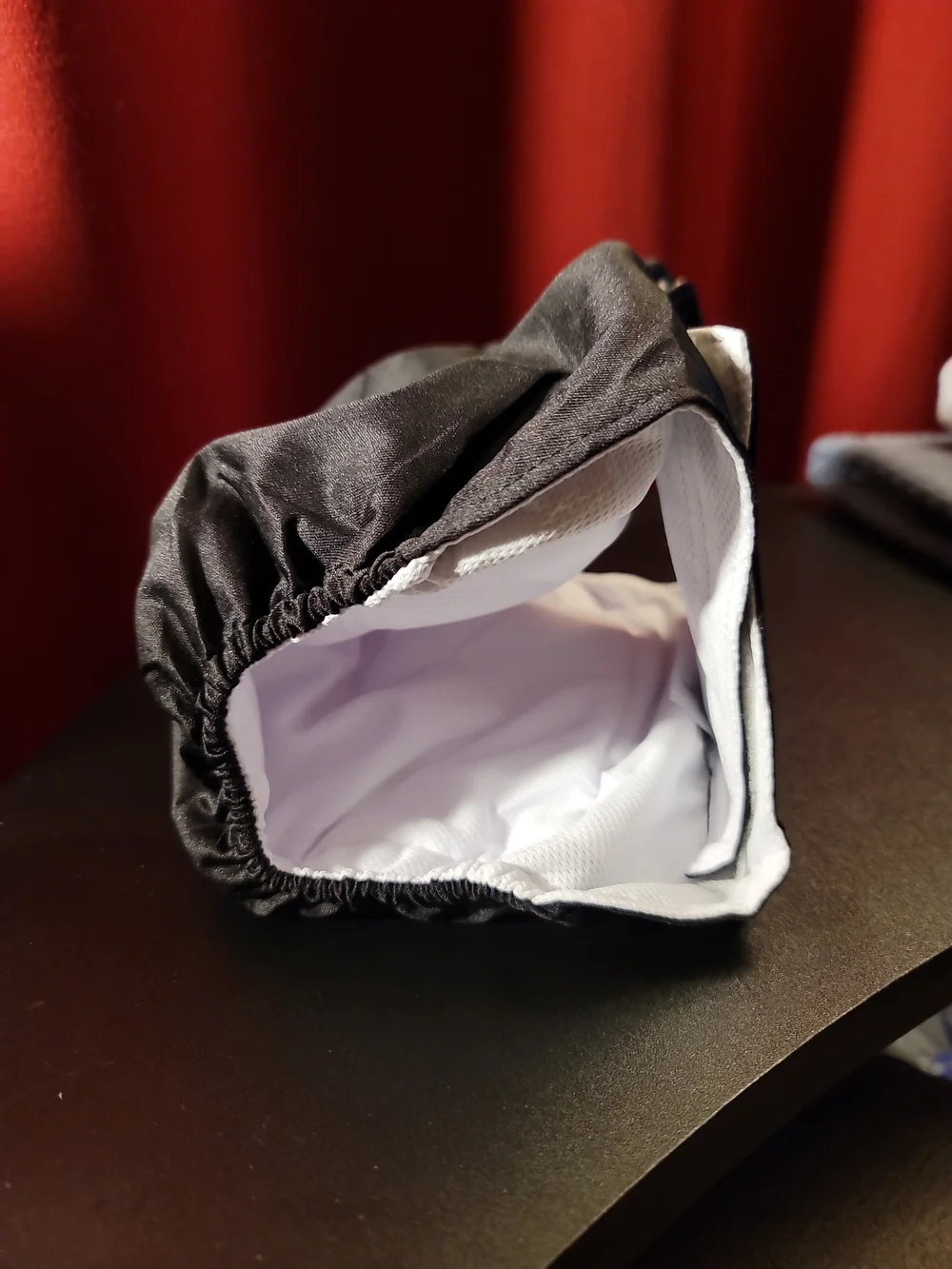 Pet Parents Washable Male Dog Belly Band Diaper Black